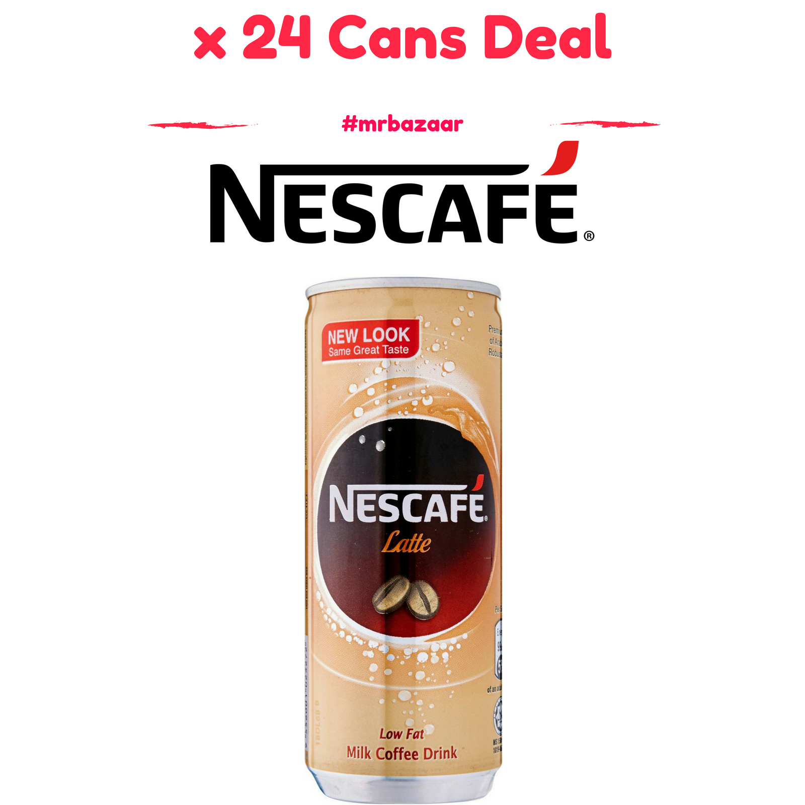 Nescafe Latte Can x 24 cans Deal (240ml) [Nestle]