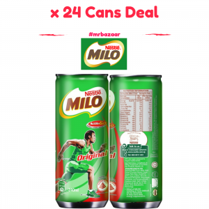 Nestle Milo Original Can x 24 cans (240ml) Deal Chocolate Malt Energy Drink